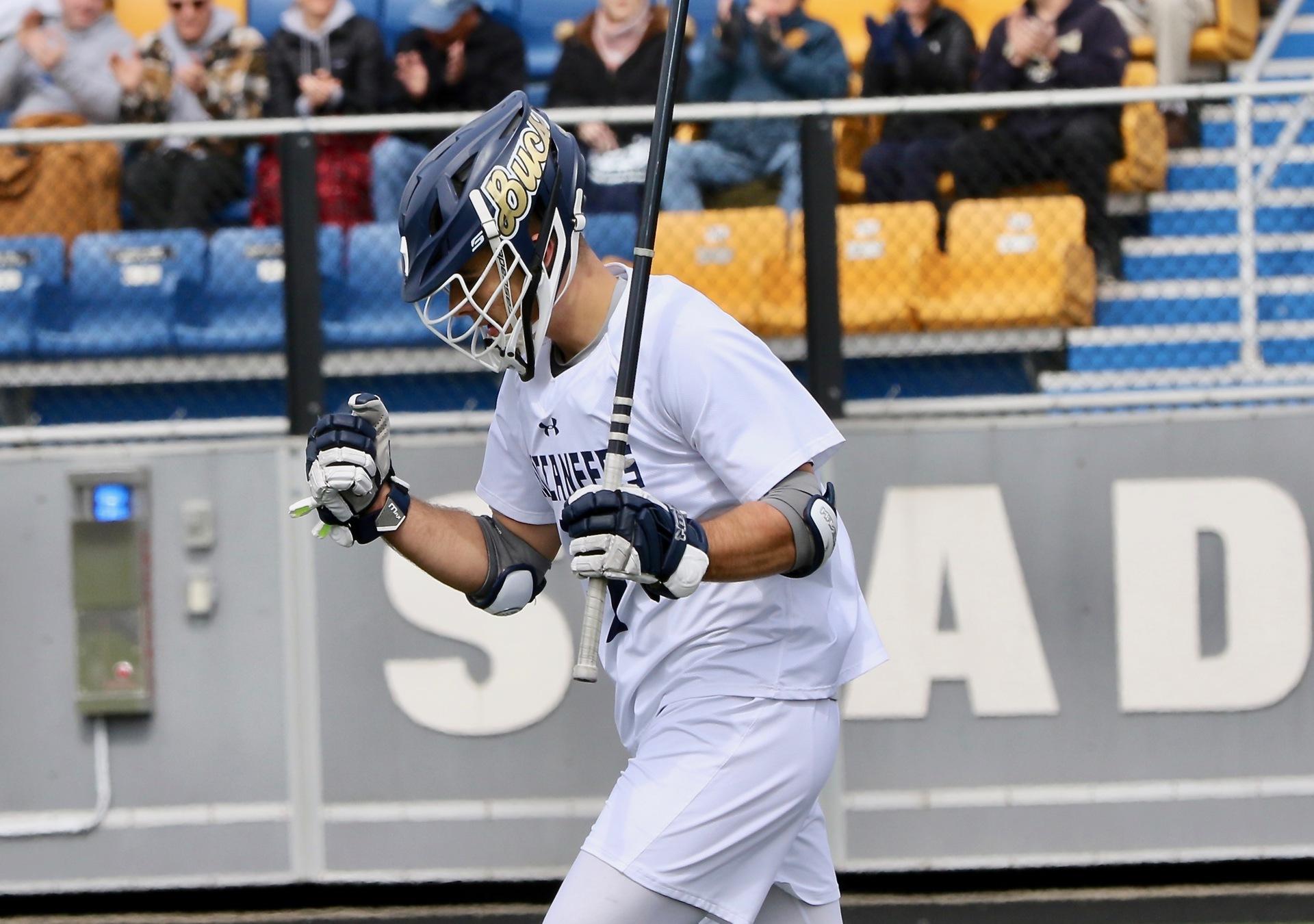 Men's Lacrosse Wins First LEC Game Convincingly over Southern Maine