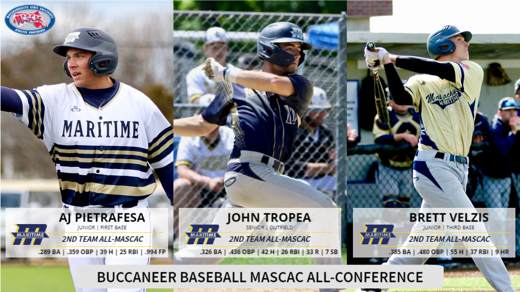 Three Bucs Selected to All-MASCAC Second Team