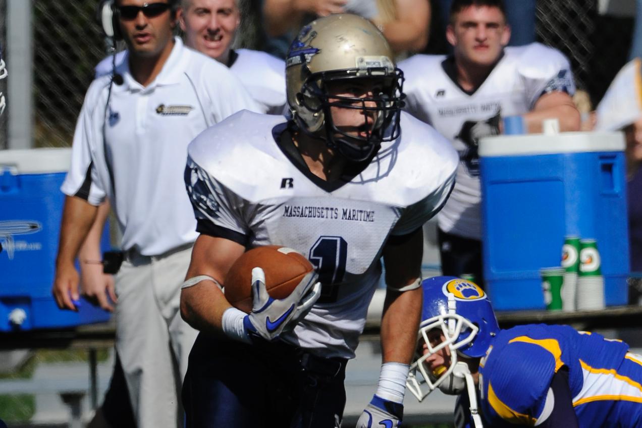 White Rushes For 117 Yards And Two Touchdowns, Gustafson Returns Punt For Winning Score As Football Opens 2011 Campaign With 19-14 Non-League Victory Over Western New England
