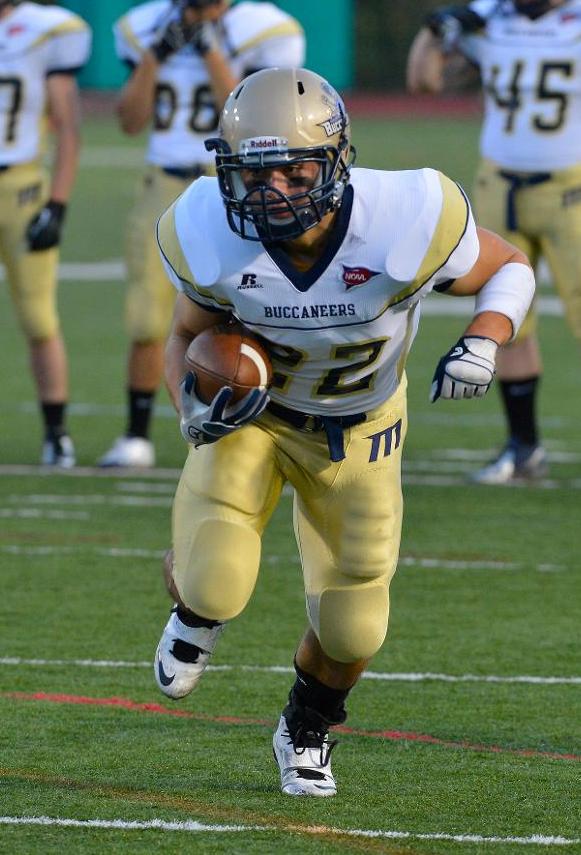 Pierce Rushes For 131 Yards And Three Touchdowns As Football Posts 34-21 MASCAC Victory Over UMass Dartmouth