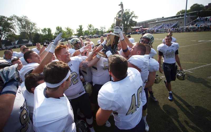 Football Reclaims Admiral's Cup With 34-25 Victory At Maine Maritime In 45th Edition Of Rivalry