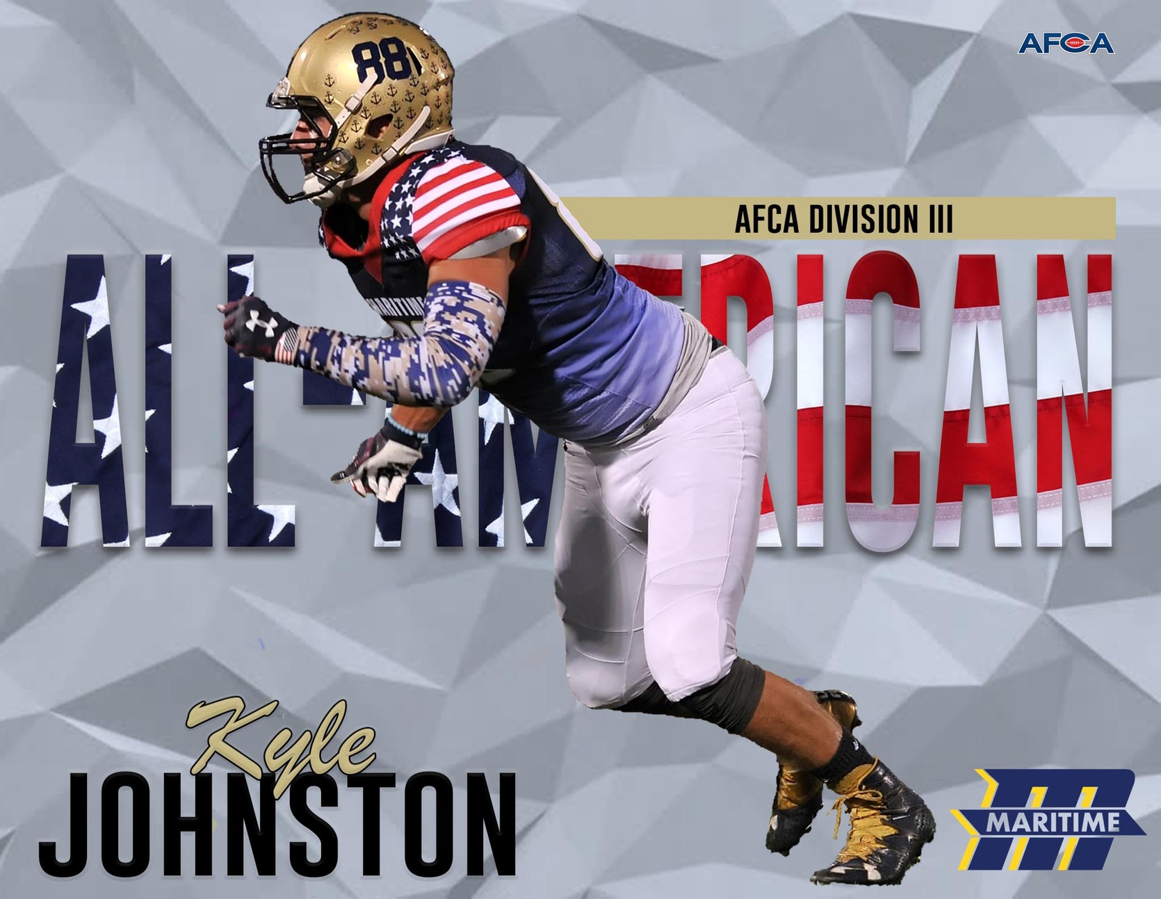 Johnston Named to AFCA All-American Second Team