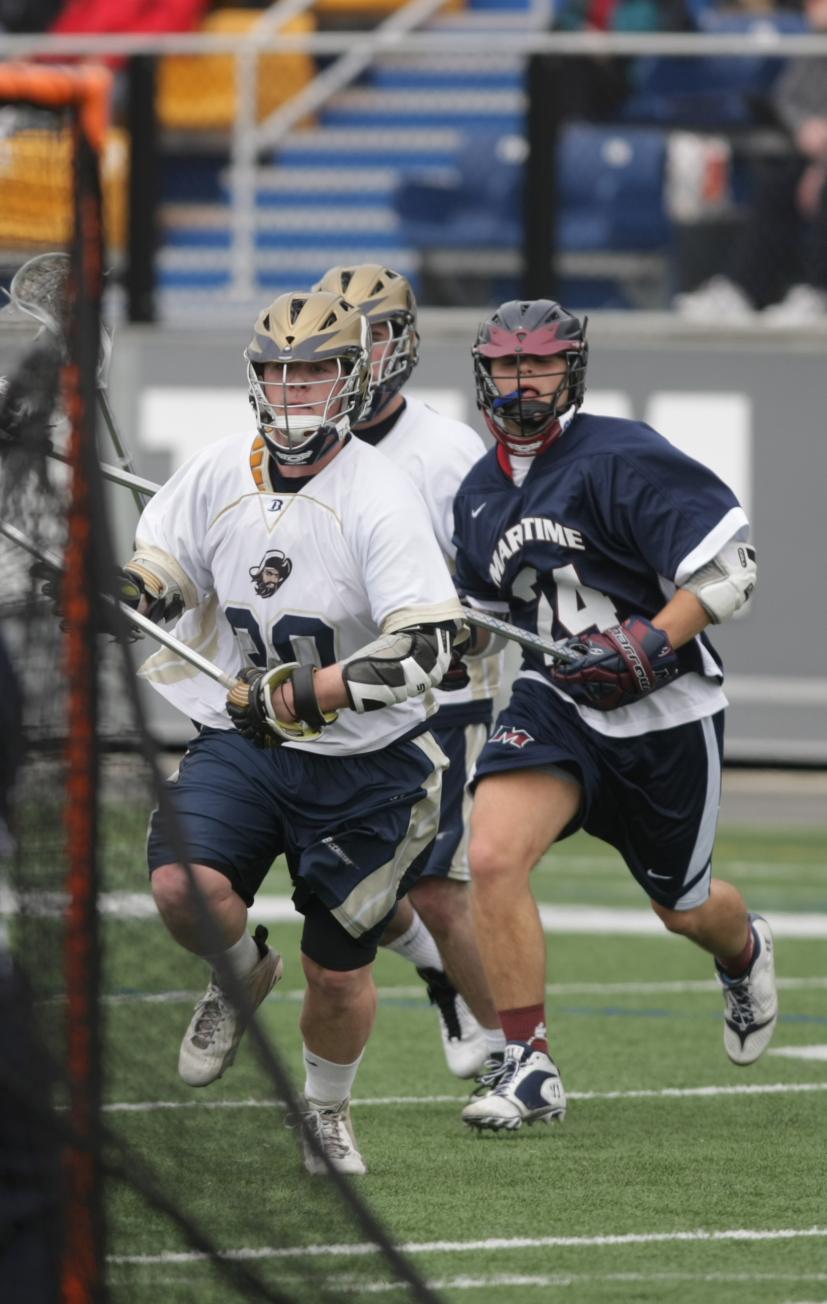 Freudenberg, Prowse Each Net Hat Tricks And Collect Five Points To Propel Men's Lacrosse To 8-6 Maritime Cup Victory Over SUNY-Maritime