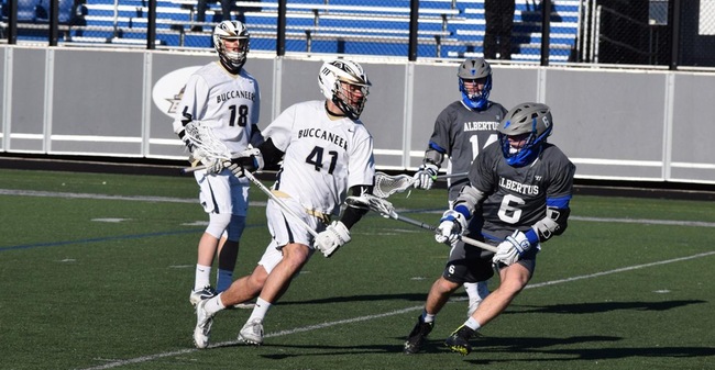 Bartley Collects Career-High Seven Points As Men's Lacrosse Notches 16-6 Season Opening Victory Over Albertus Magnus