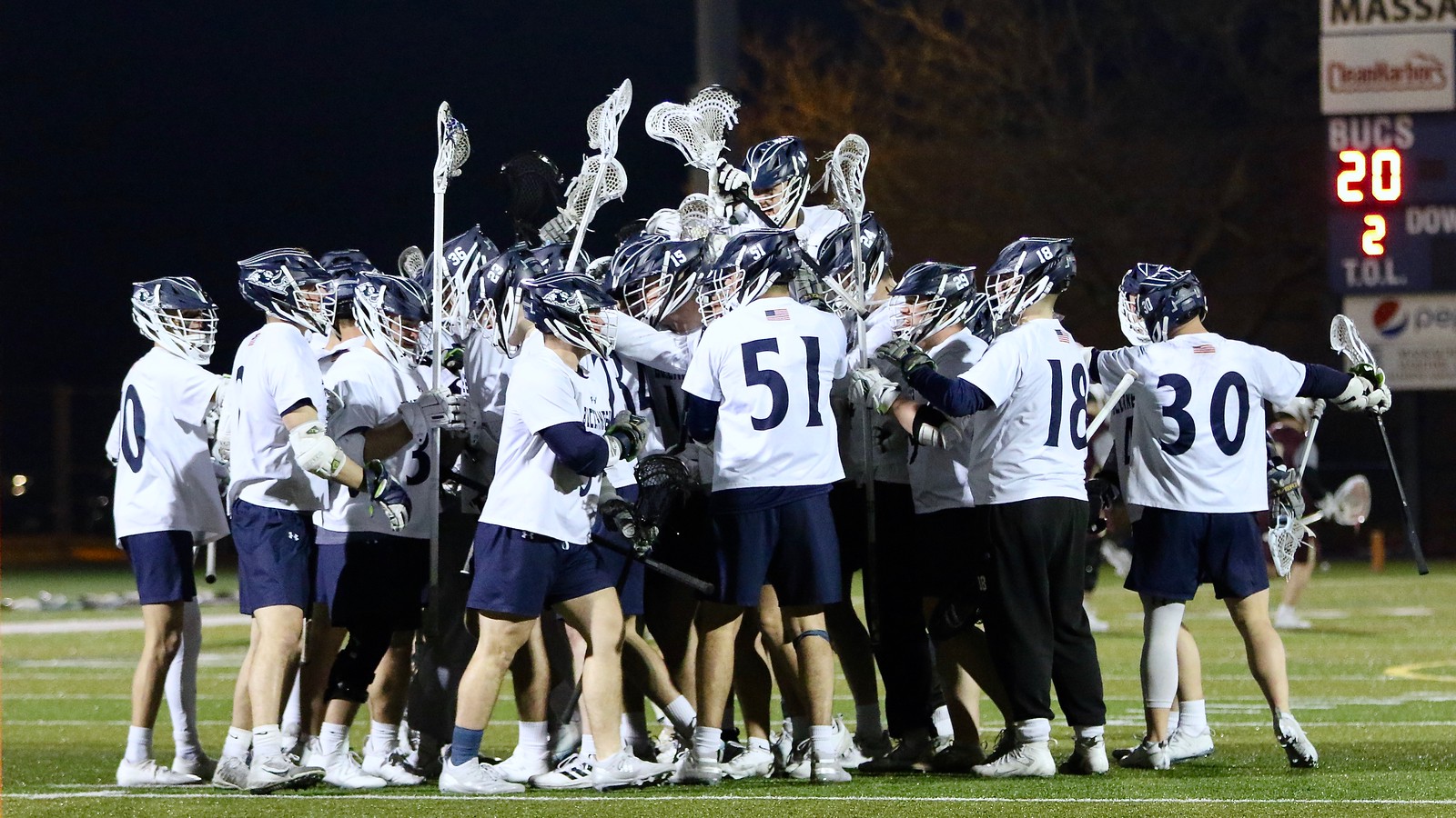 Men's Lax Captures Norwich's Flag on Wednesday in Buzzards Bay