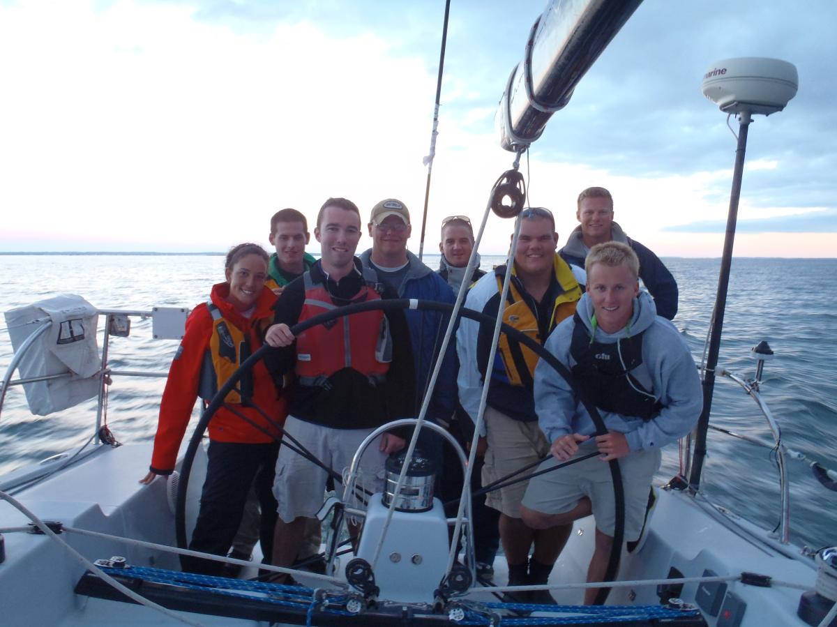South Coast Today:  "Massachusetts Maritime (Sailing) Cadets Get Life Saving Lesson"