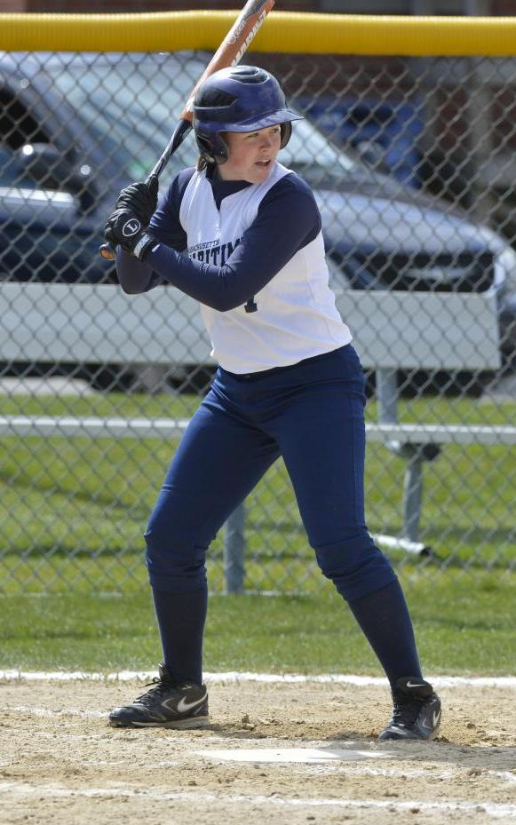 Weir Raps Out Pair Of Doubles As Softball Drops MASCAC Twinbill Decision At Worcester State