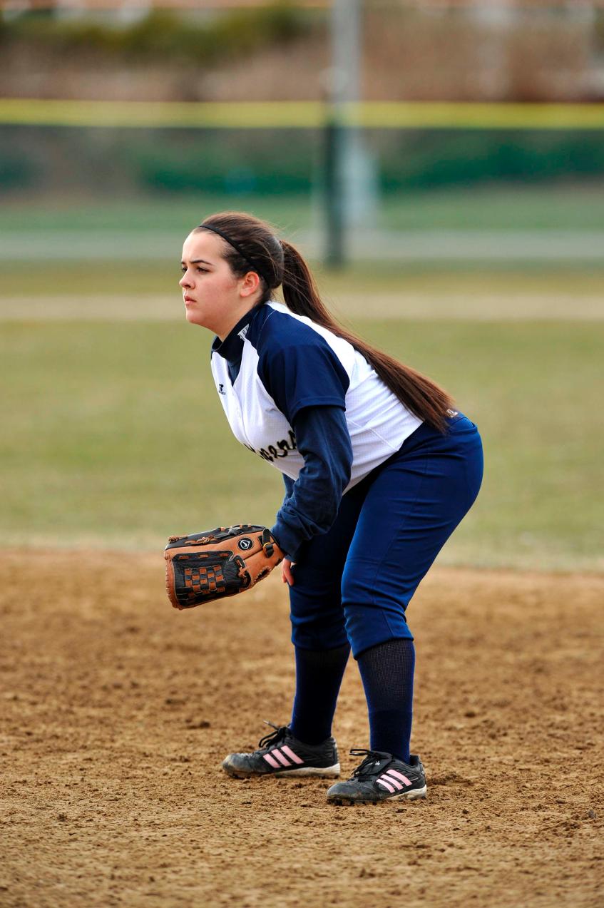 Weir Raps Out Single As Softball Drops MASCAC Doubleheader At Salem State