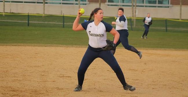 Thomas Raps Out Pair Of Hits As Softball Drops MASCAC Doubleheader Decision To Worcester State