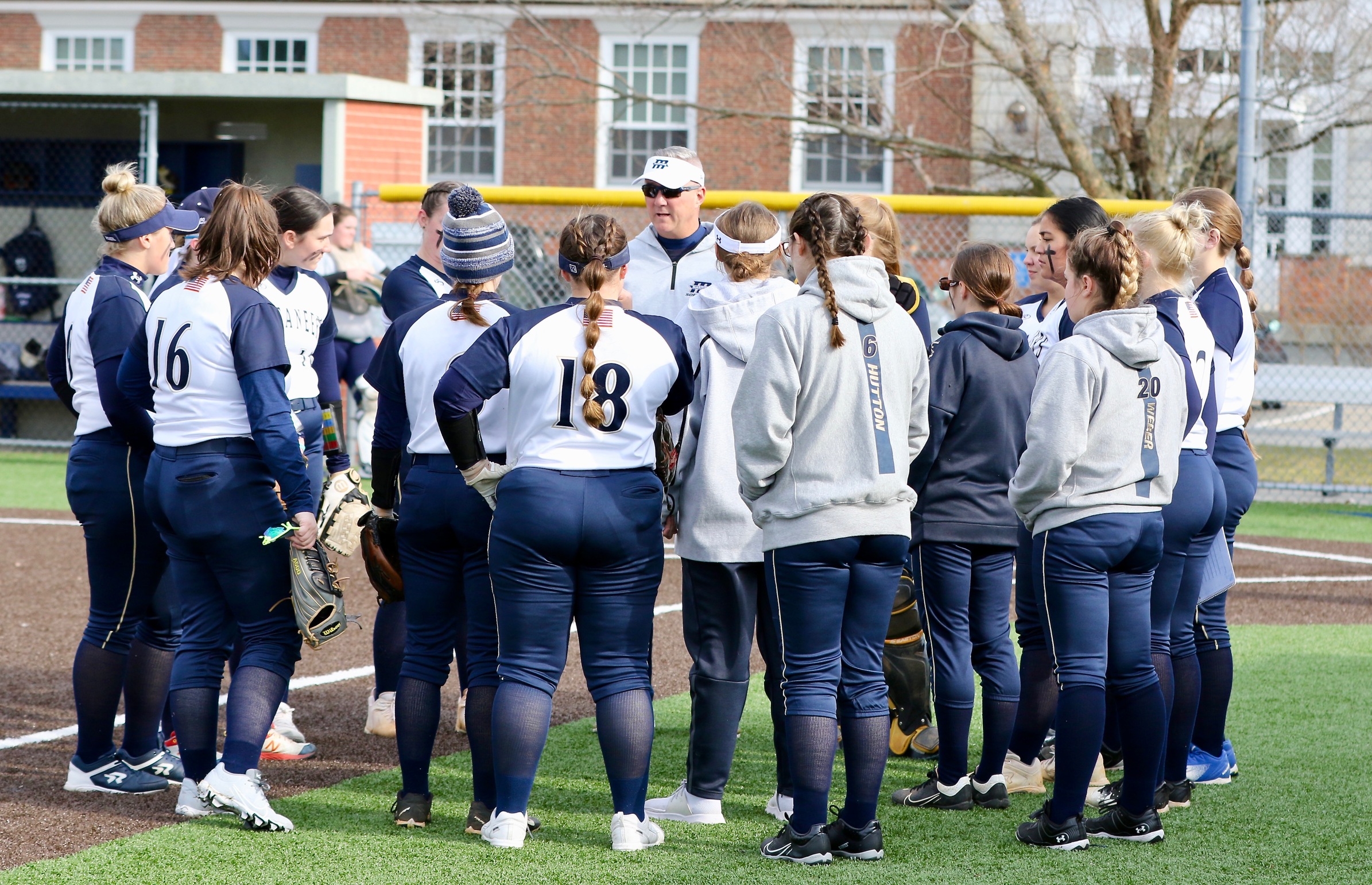 Softball Sweeps Bay Path to Extend Win Streak to Seven Games