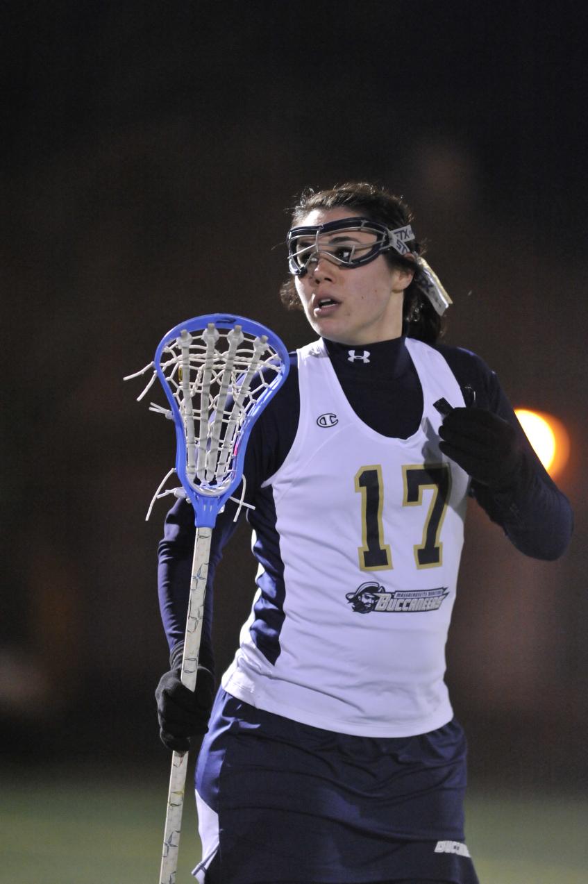 Hogan Nets Pair Of Goals, Langley Makes 12 Saves As Women's Lacrosse Drops 19-2 Non-League Decision At Simmons