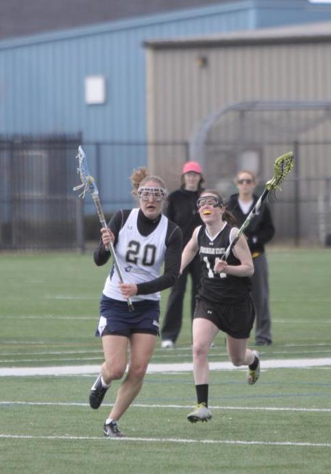 Courcy, Smith Each Net Pair Of Goals, Langley Makes 15 Saves As Women's Lacrosse Drops 10-8 Non-League Decision To Elms