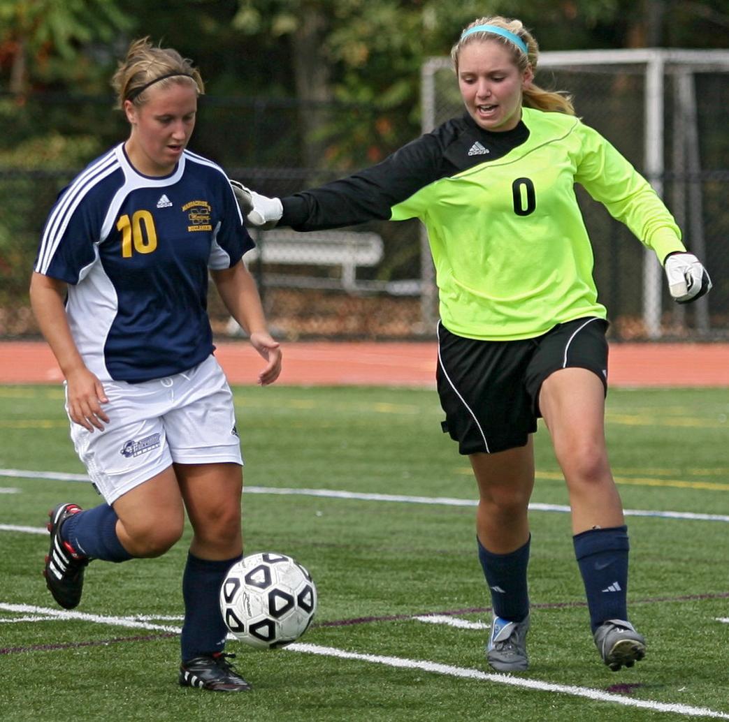 Johnson Makes 12 Saves In Goal As Women's Soccer Drops 3-0 MASCAC Decision To Worcester State