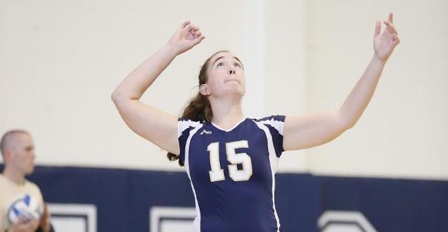 Calnan Notches Six Kills As Volleyball Opens 2015 Season With 3-0 Setback To Becker In Appleman's Debut