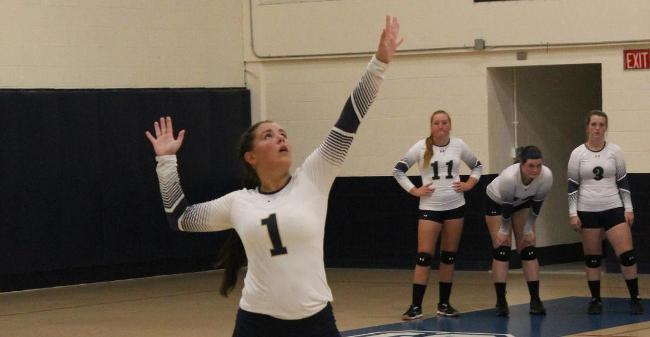 Volleyball Earns First Victory Of Young Season With Five Set Non-League Triumph Over Pine Manor