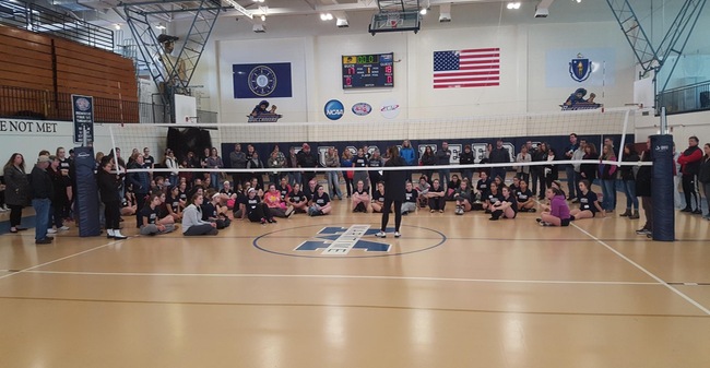 Volleyball Welcomes 70 Participants To Massachusetts Maritime College Coaches Skills Camp Over Weekend