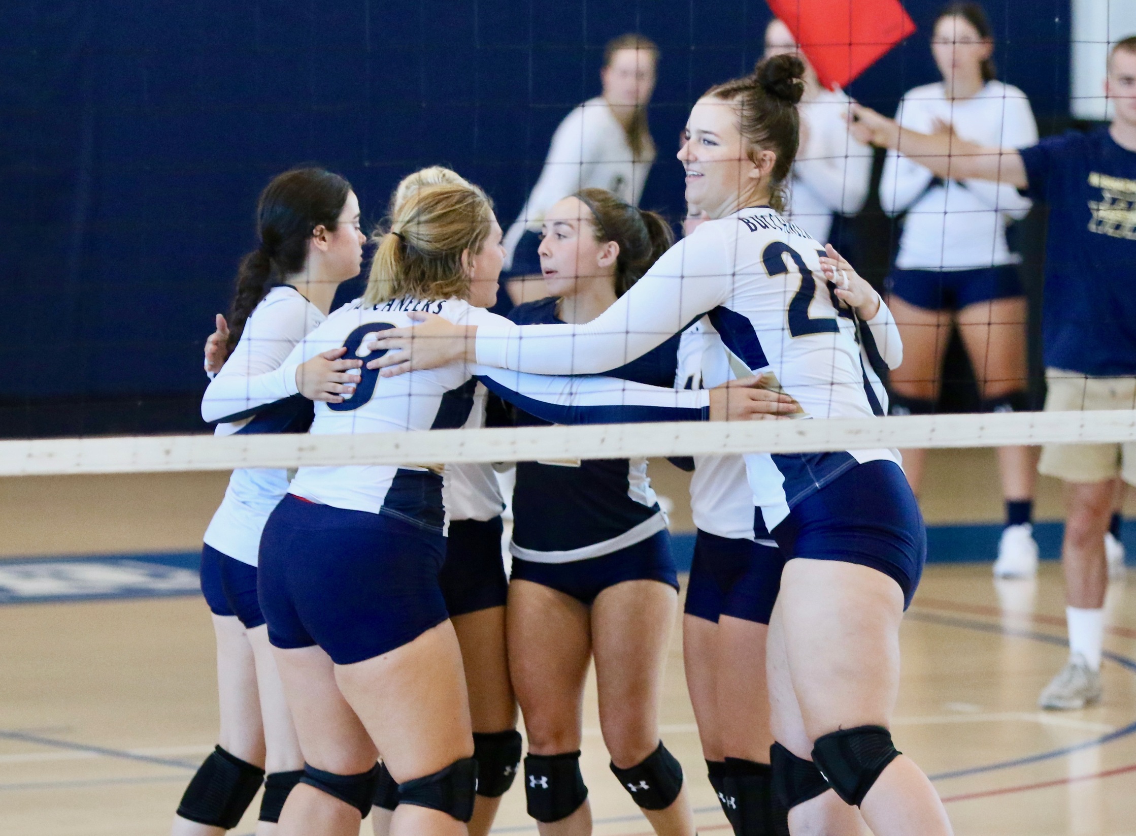 Volleyball: Bucs Held off by Lancers on the Road
