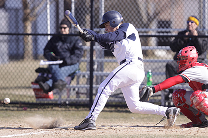 Armstrong Raps Out Three Hits And Drives In Three Runs, Genereux Picks Up First Collegiate Victory On Mound As Baseball Posts 14-5 Non-League Triumph Over Becker