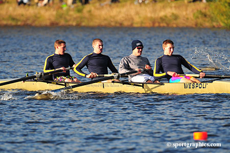 Men's Crew Closes Out Fall Slate With Top 15 Performances At Head Of The Fish, Quinsigamond Novice Challenge Regattas