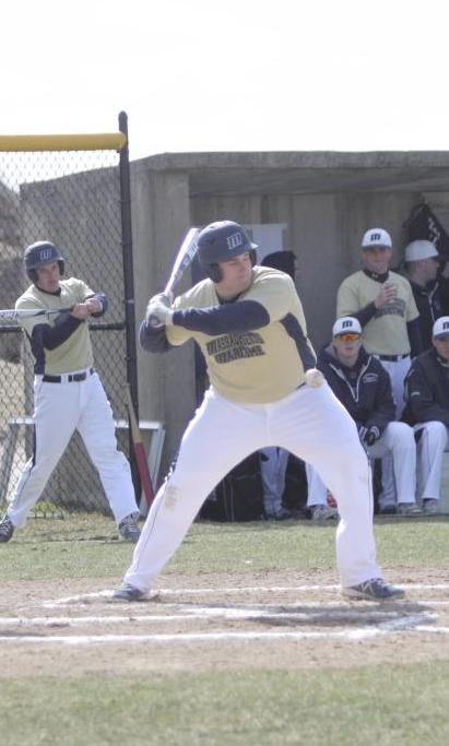 Sullivan, Pelletier Each Collect Pair Of Hits As Baseball Drops 8-3 Decision At Westfield State In Opening Round Of MASCAC Championships