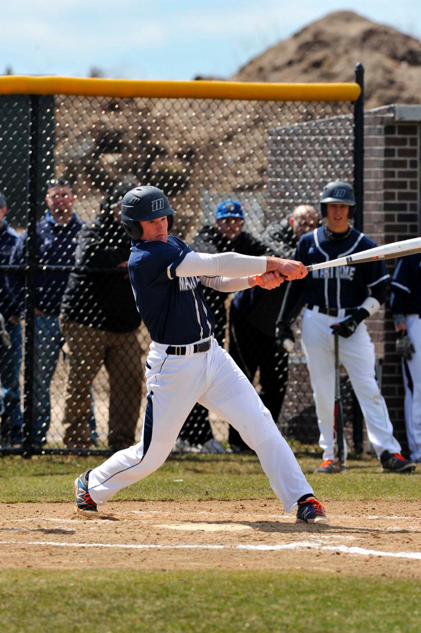 Pelletier, O'Kane Collect Three Hits Each As Baseball Drops Tough MASCAC Twinbill At Salem State