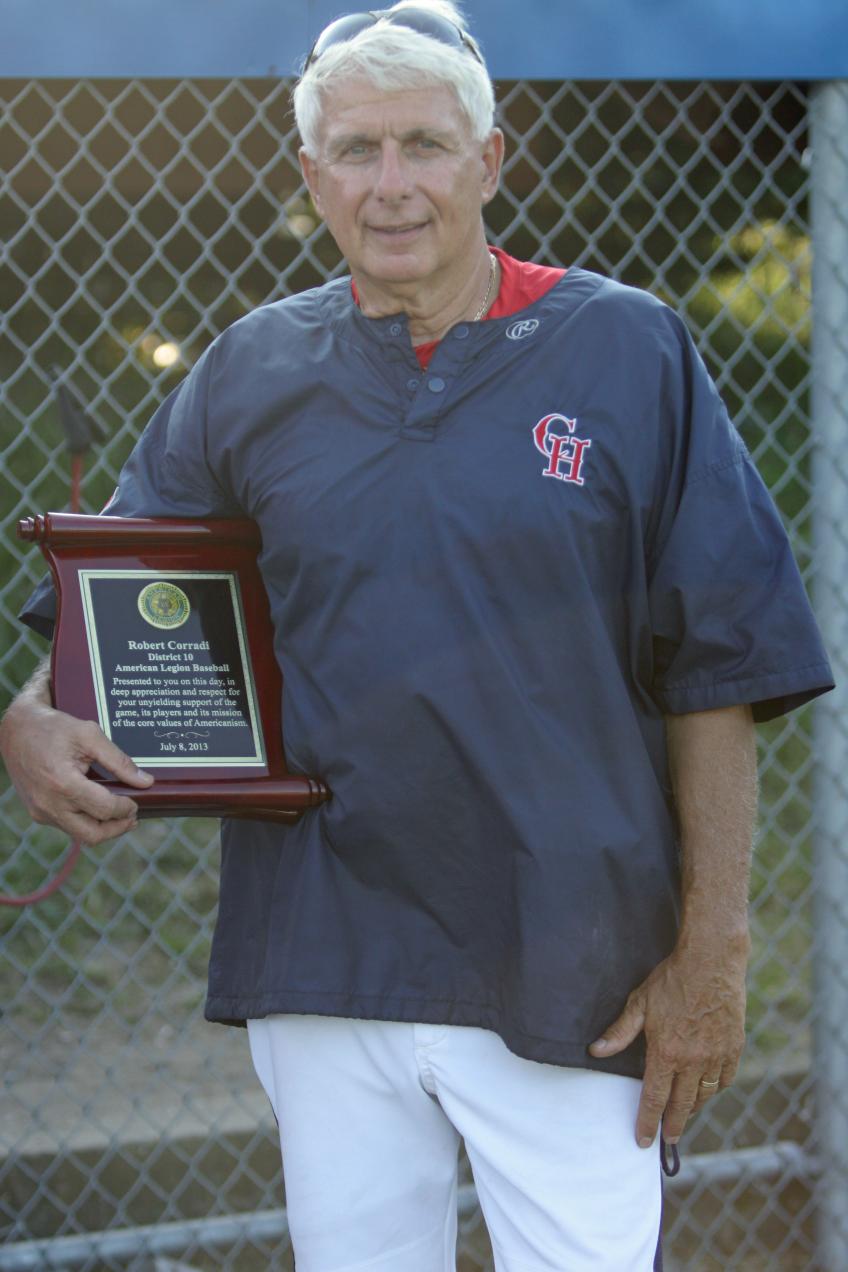 Corradi Honored For Service To American Legion Baseball At District 10 All-Star Game