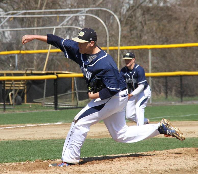 Rosano, Walsh Combine For Five Hits, Five RBI To Back Kennedy's Complete Game On Mound As Baseball Splits MASCAC Twinbill At Bridgewater State
