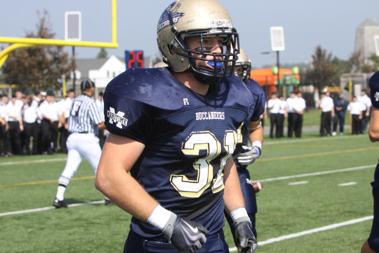 Gustafson Returns Pick For Six, Bois Records 11 Tackles As Football Drops 48-20 NEFC Bogan Division Decision At Framingham State