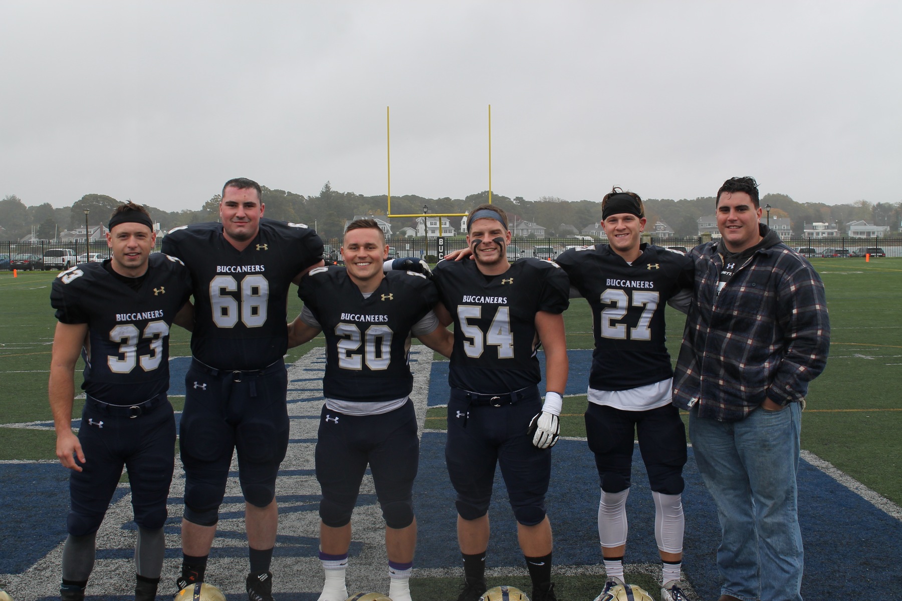 Buccaneers Shutout Lancers in Rain Soaked Buzzards Bay on Senior Day