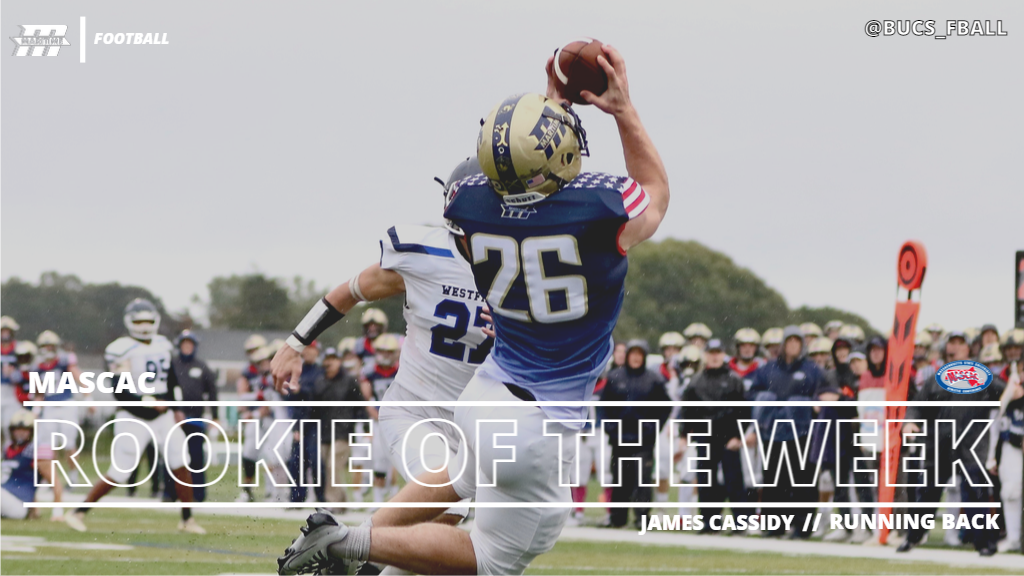 Cassidy Named MASCAC Rookie of the Week