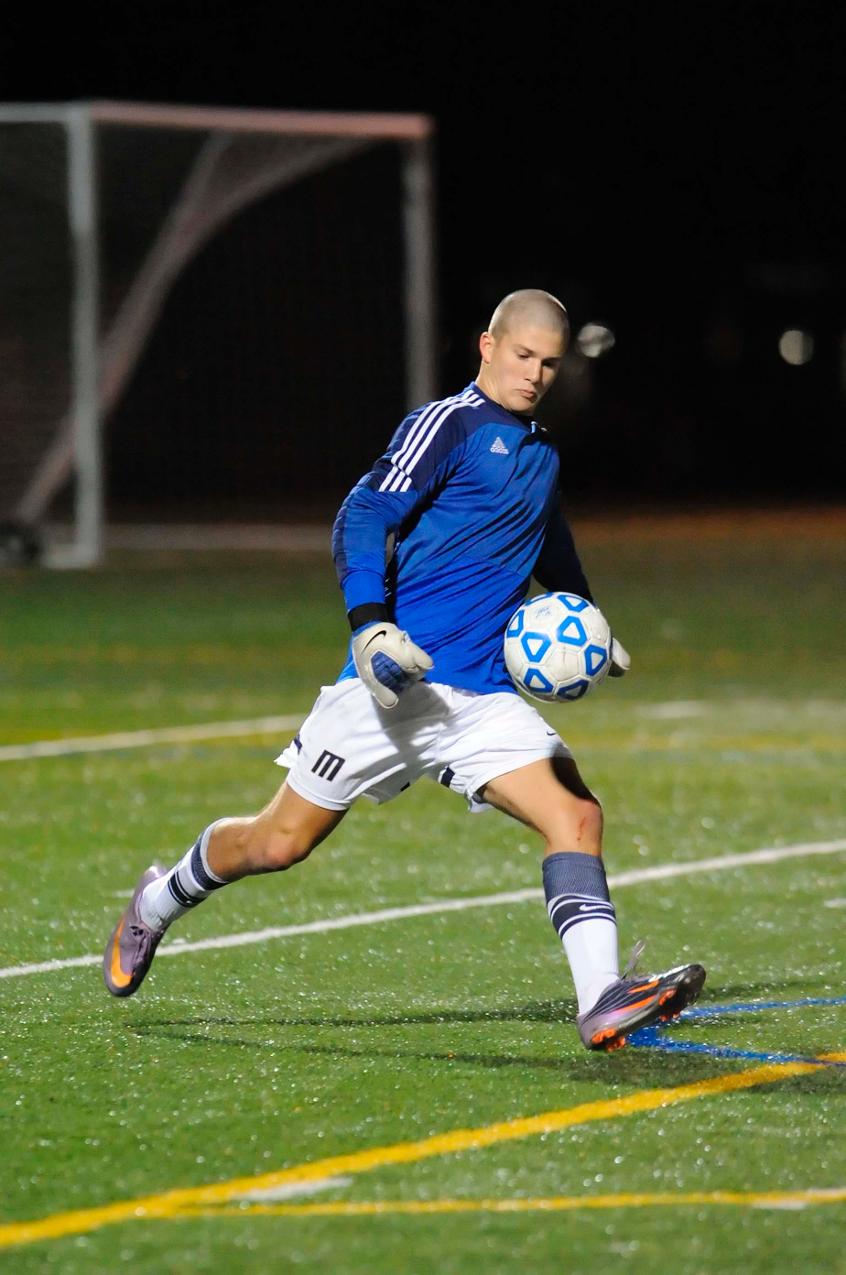 Cohen, Funkhauser Combine For Five Saves As Men's Soccer Battles Fitchburg State To Scoreless MASCAC Draw