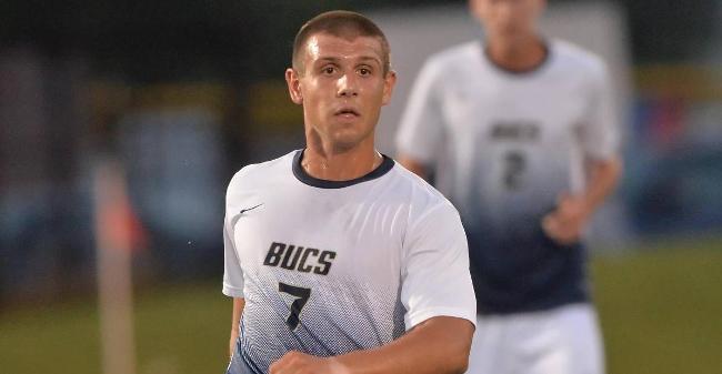 Beaulieu's Goal In Closing Minute Of Play Lifts Men's Soccer To 2-1 Victory At Wentworth
