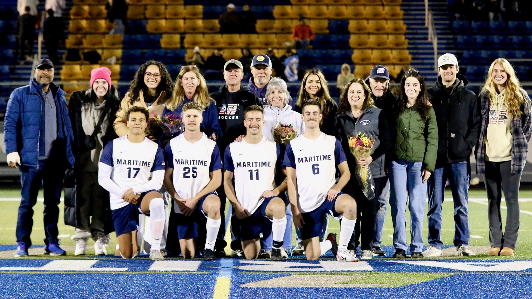 Bucs Beat by Bears on Maritime's Senior Night