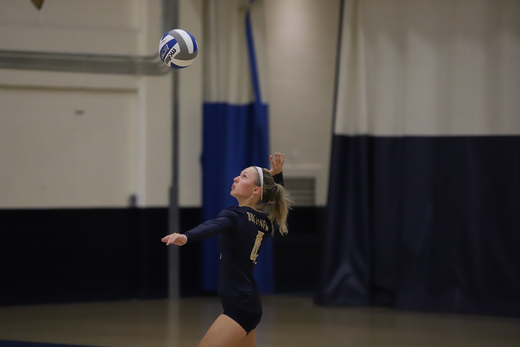 Volleyball Downed in Straight Sets on the Road by Trailblazers
