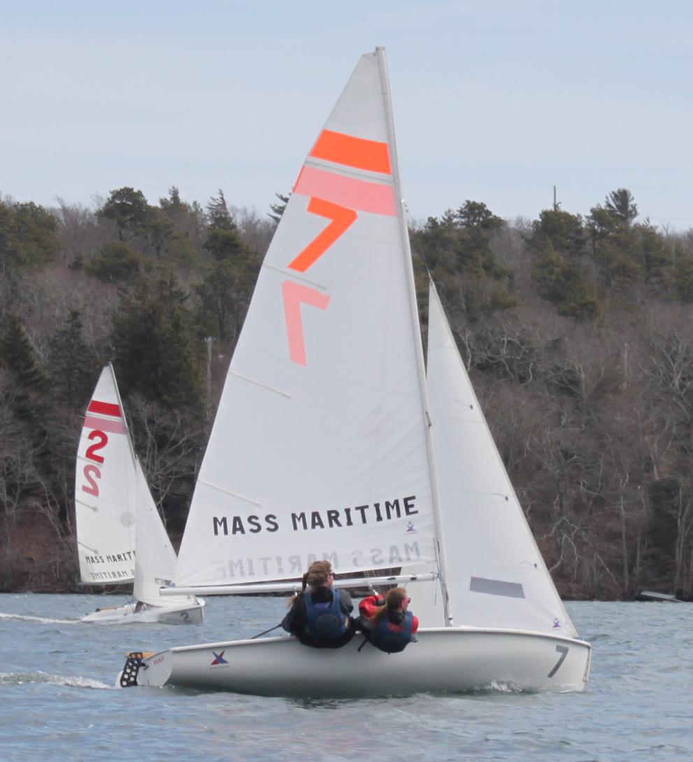 Dinghy Sailing Battles Rain, Light Winds In Placing 14th At Dartmouth Hewitt Trophy