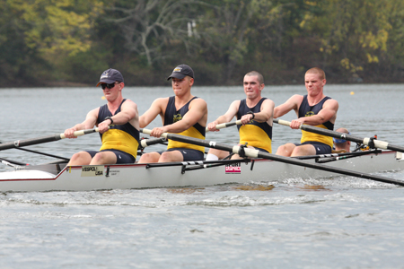 Men's Crew Takes Top Varsity Four Honors In Six Team Competition At Assumption