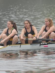 Women's Crew Posts Third Place In Novice Four At Season Opening Textile River Regatta