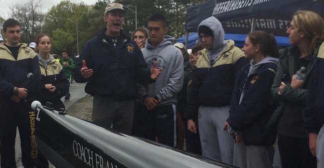 Newest Crew Shell Christened In Honor Of Academy President McDonald During New England Championships