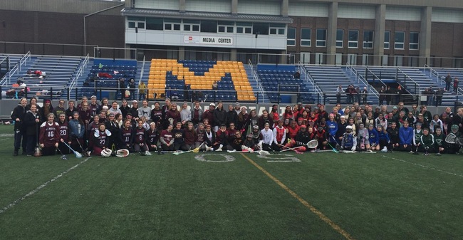 Women's Lacrosse Hosts Inaugural High School Team Play Date Event At Clean Harbors Stadium