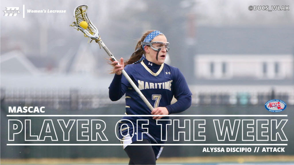 DiScipio Named MASCAC Women's Lacrosse Player of the Week