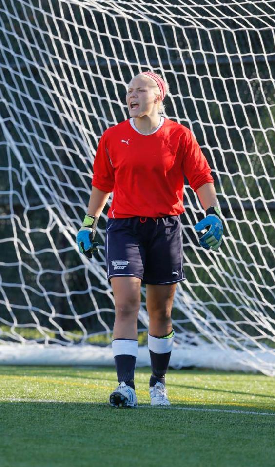 Levesque Makes Eight Saves For Eighth Career Shutout As Women's Soccer Plays Scoreless Draw At SUNY-Maritime