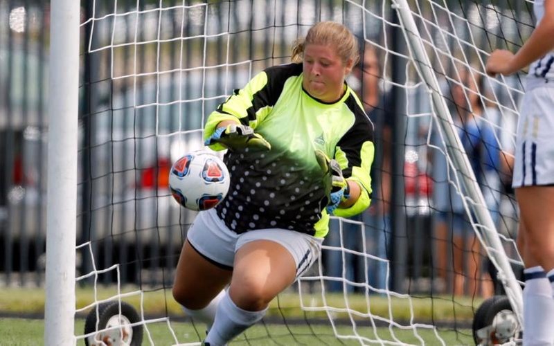Coffey Makes Eight Saves As Women's Soccer Falls At Westfield State