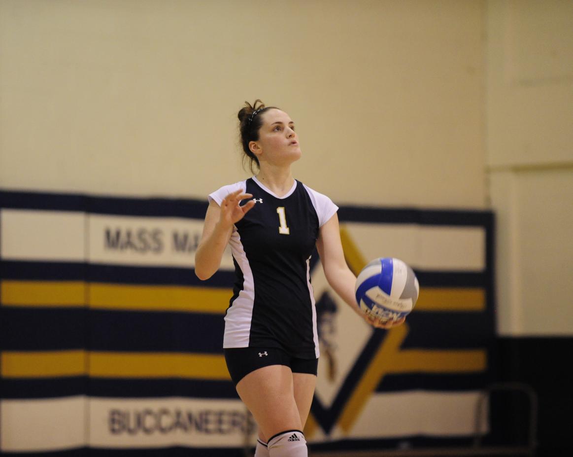 Presutti Notches 11 Kills And Eight Digs As Volleyball Drops Pair Of 3-0 MASCAC Decisions To Worcester State, MCLA