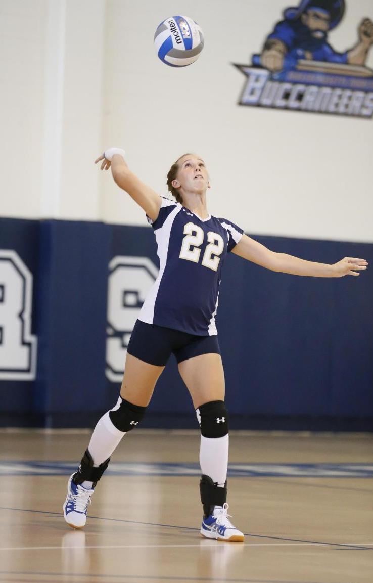 Klangos Collects Eight Kills As Volleyball Drops Tri-Match Decision To Westfield State, Pine Manor