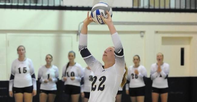 Calnan, Klangos Combine For Six Kills, Nine Digs As Volleyball Drops 3-0 Decision To Maine Maritime In Second Round Of Sixth Annual Maritime Classic