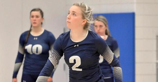 Klangos Closes Out Career With 20 Kills, 25 Digs As Volleyball Drops Season-Ending Tri-Match Decision To Westfield State, Nichols
