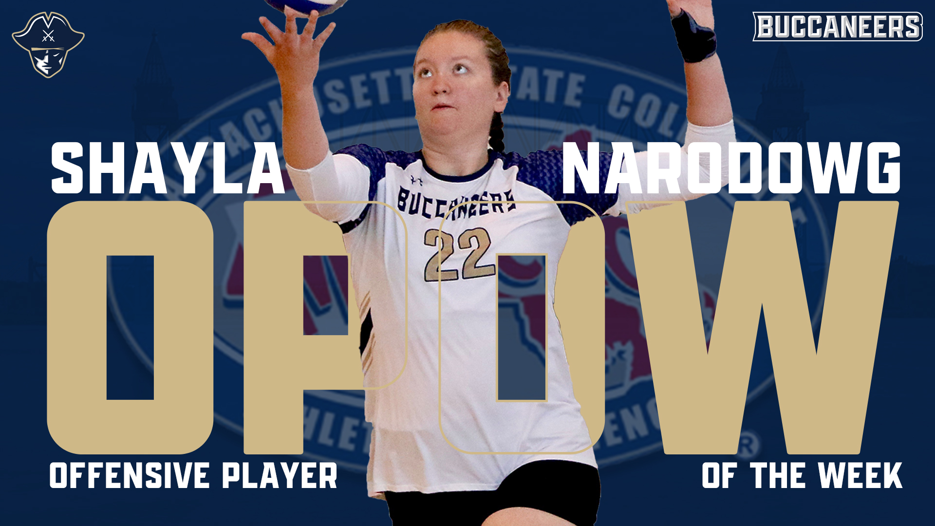 Narodowg Named MASCAC Volleyball Offensive Player of the Week