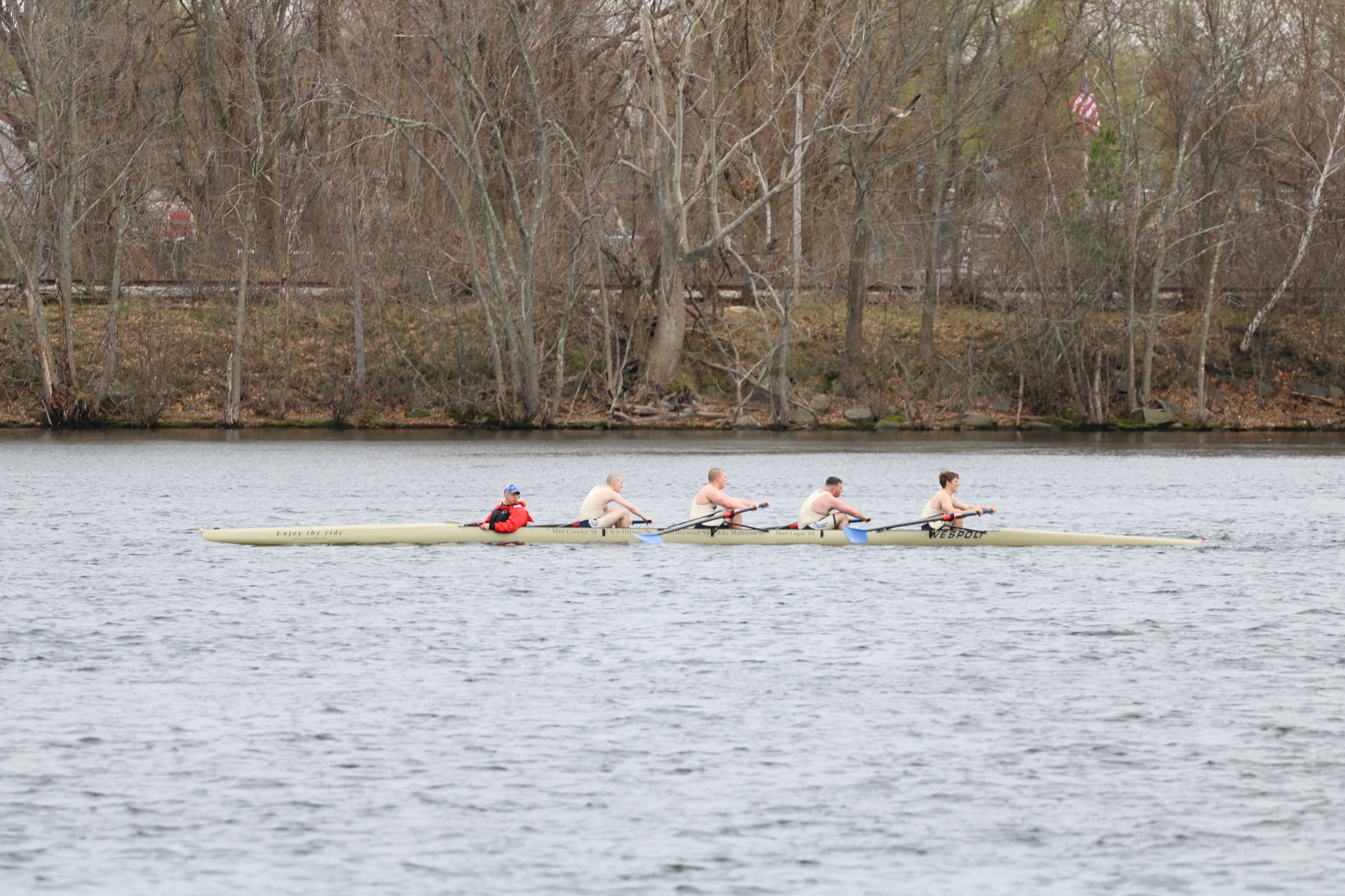 Men's Rowing Finishes 41st at Head of the Charles