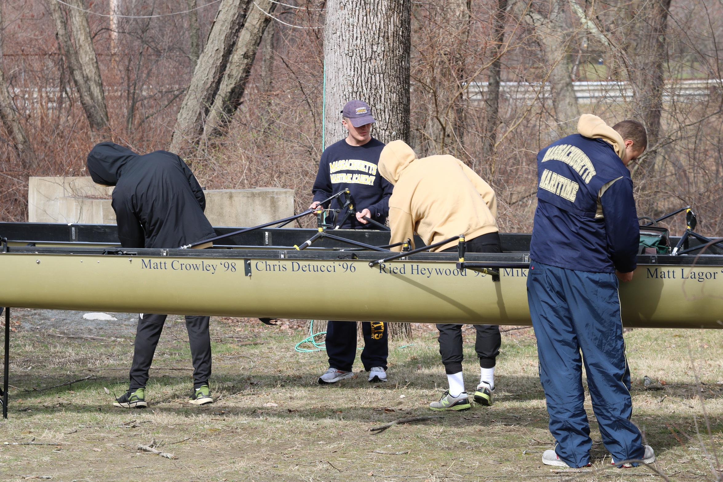 Men's Rowing Records Second and Third Place Finishes in Lowell