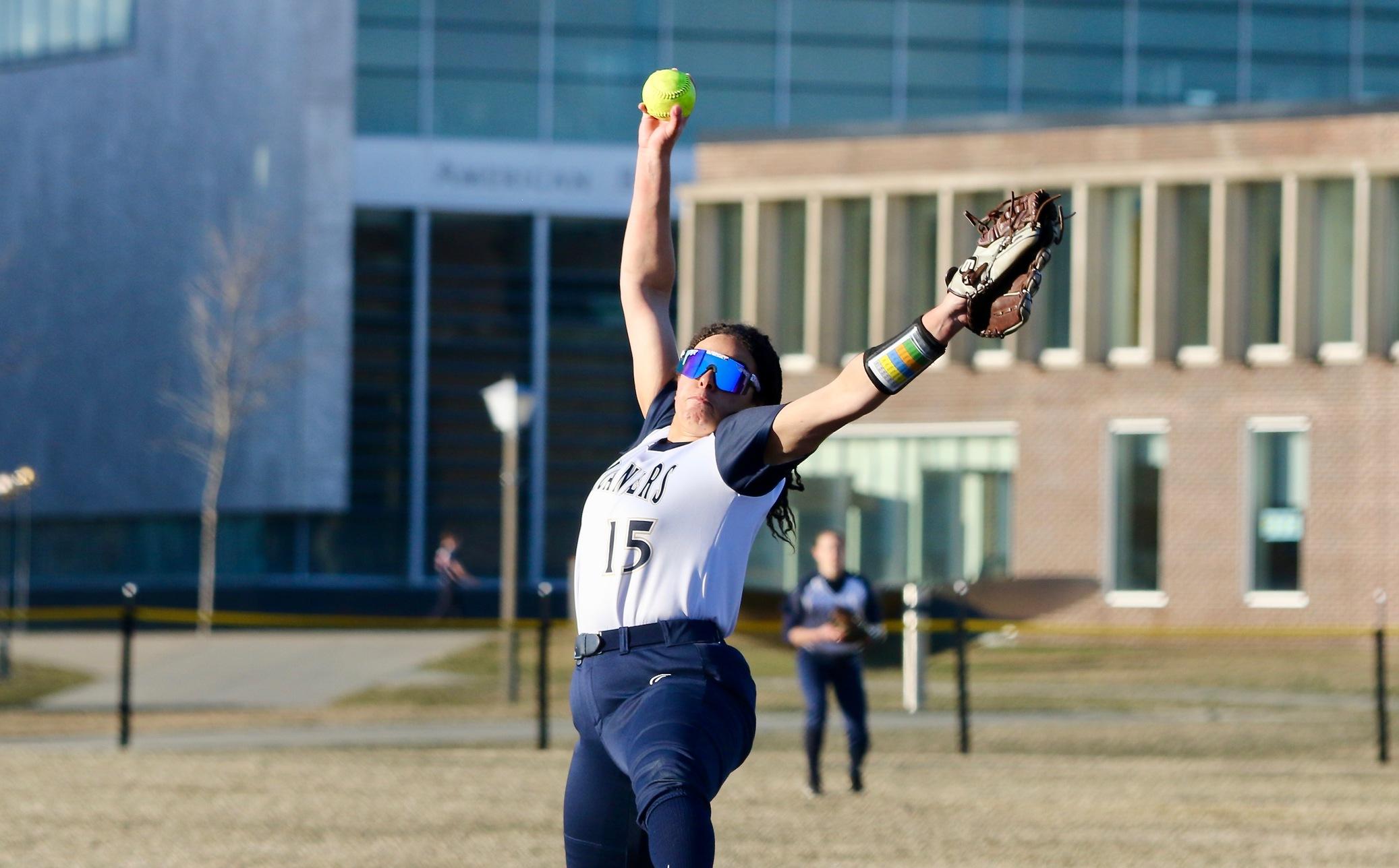 Softball: Buccaneers Sweep Falcons at Home